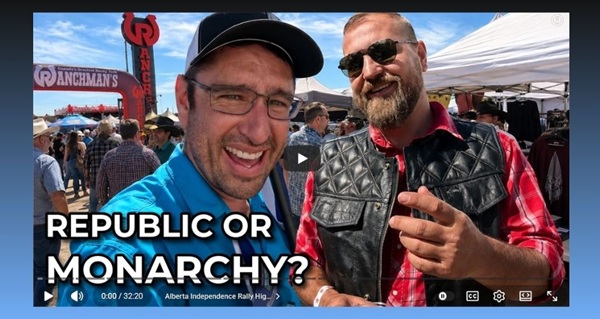 Video | Should an Independent Alberta Keep the King? Derek Fildebrandt Explains by Talking to Albertans
