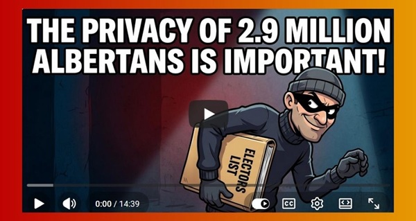 Video | Yes! The potential leak of personal information for 2.9 million Albertans is a big deal! by Cory Morgan